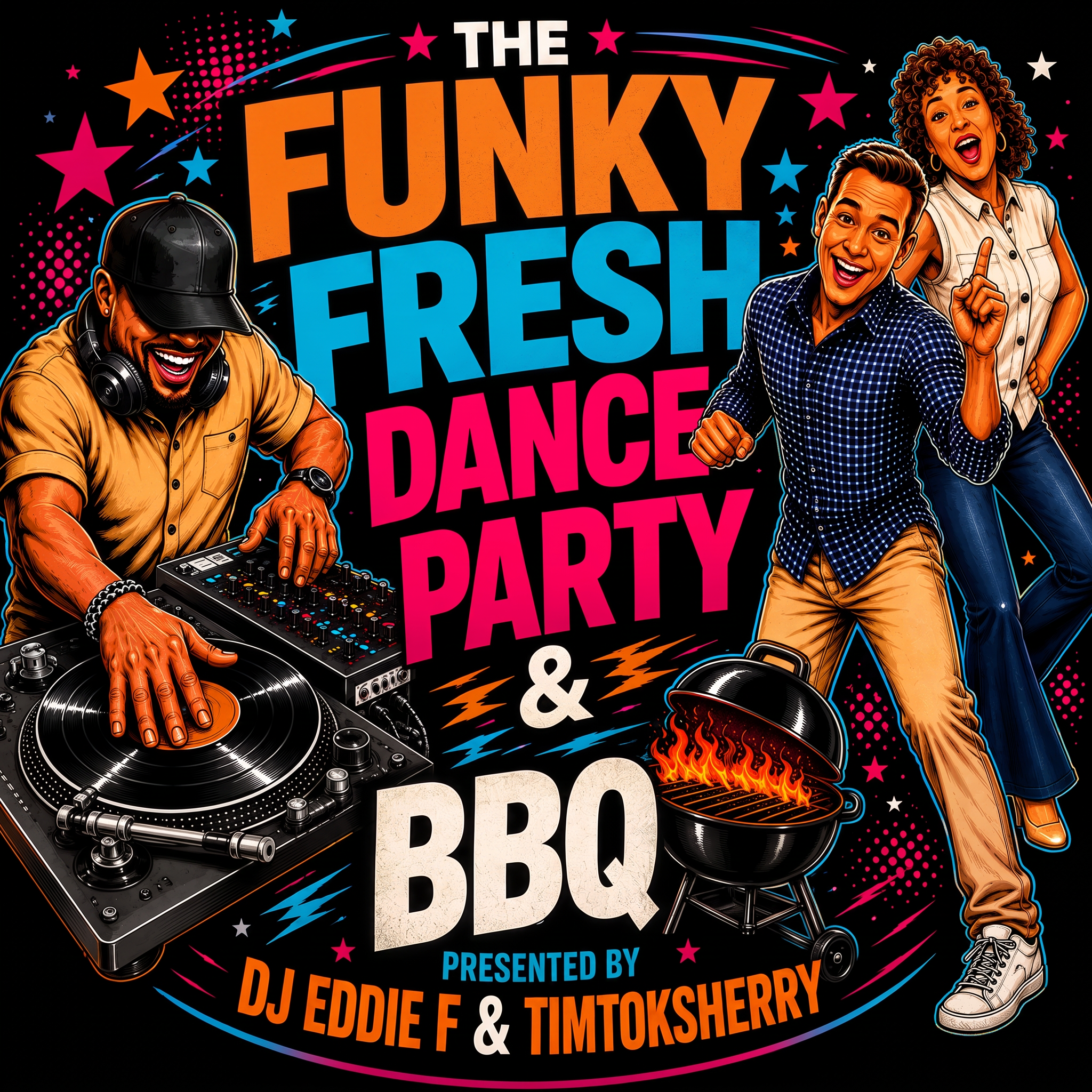 The Funky Fresh Dance Party & BBQ poster